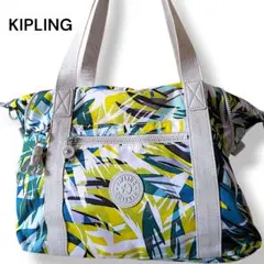 美品★KIPLING　キプリング　ハンドバッグ　ミニボストン　ナイロン　トート