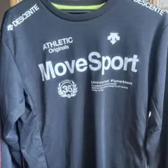 DESCENTE MoveSport 長袖シャツ 黒