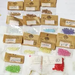 【まとめ売り】スワロフスキー Swarovski 5301 5mm 13袋 9色