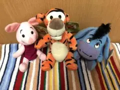 ★ ディズニー　ティガー　イーヨー　ピグレット　ぬいぐるみセット