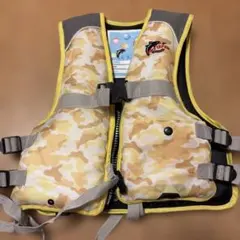 シマノ　ライフジャケット 迷彩柄　130cmまで対応 Fine Tackle 迷彩 LLサイズ ライフジャケット - メルカリ