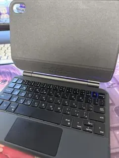 iPad用キーボード付きケース グレー