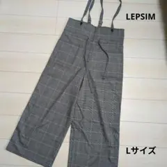 LEPSIM　レプシィム　サロペット オールインワン ワイドパンツ