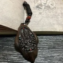 天然沈香木 千手観音様 ネックレス