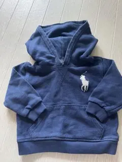 ラルフローレンのフード付きトレーナー使用感あり