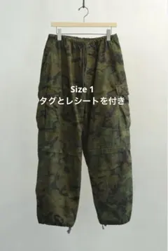 COMOLI 26ss CAMO コンバーティブル6Pパンツ カモフラ サイズ1のサムネイル
