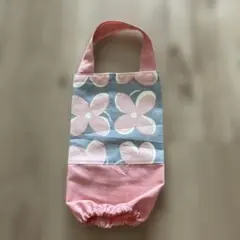 レジ袋ストッカー ❤︎ピンク 花柄のサムネイル