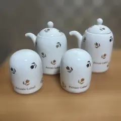 【短期出品・美品】Private Label 調味料入れセット 4点