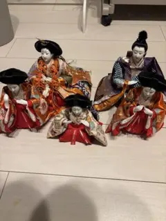 即決大歓迎✨️【美品】清雲斎 雛人形 親王飾り ガラスケース入り 工芸品