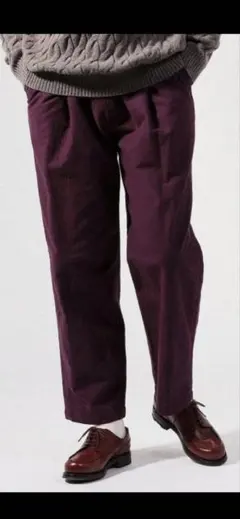 値下可能　超美品　TOMORROWLAND フランネルパンツ　スラックス　M