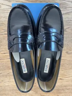 HARUTA 黒 ローファー　4505 26cm 3E