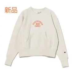 【新品】Champion 別注ロゴリバースウィーブ(R) クルーネックスウェット