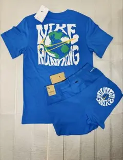 Nike 青 Tシャツ ショートパンツ セット