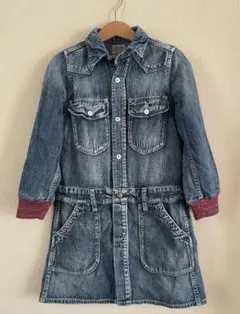 デニムアンドダンガリー　デニム　ワンピース　120サイズ