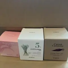 SKINFOODトナーパッド3種類セット ピーチ キャロット レモングラスのサムネイル
