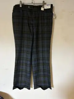 オンワード　チェックパンツ　未使用パンツ