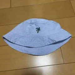 H&M パームツリー刺繍 バケットハット ライトブルーのサムネイル