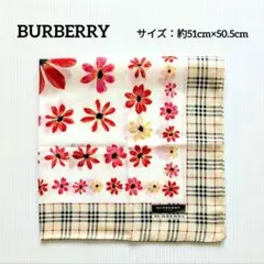 BURBERRY バーバリー やや大きめレディースハンカチ 新品