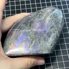 レインボーラブラドライト ピンクシラー強め 高品質 137g 高品質