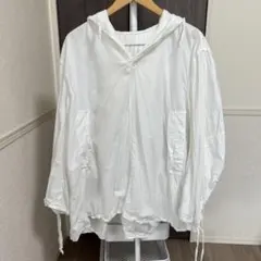 5/3まで10％OFF 【古着】ホワイトフード付きジャケット