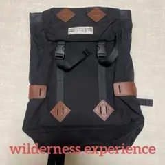 [新品]wilderness experience リュック バックパック 黒のサムネイル