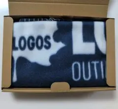 LOGOS フリースブランケット ネイビー 非売品のサムネイル