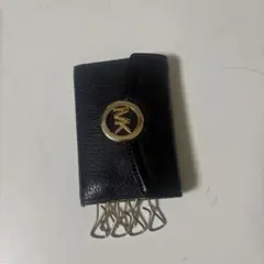 Michael Kors ブラックレザーキーケース