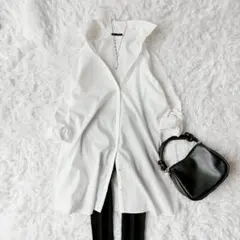 URBAN RESEARCH ROSSO シャツワンピ　ホワイト　白　チュニック