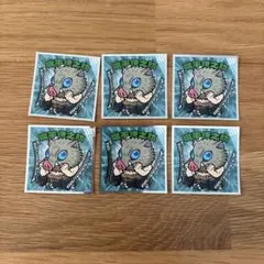 鬼滅の刃マンチョコ　伊之助6枚