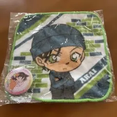 名探偵コナン　AKAIタオル　毛利蘭　バッチ