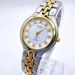 稼働品 Citizen Exceed Euros 腕時計 ゴールド シルバー