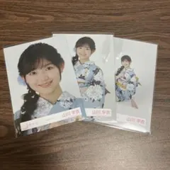 櫻坂46 生写真　2025 年　浴衣衣装　山川宇衣
