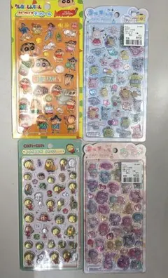 うるちゅるなど キャラクターシール 4枚セットのサムネイル