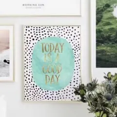 POSTER STORE 今日は良い日ポスター　21x30cm