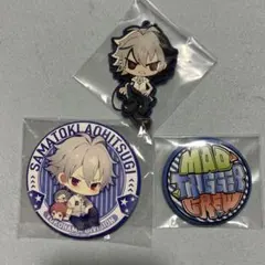 ヒプノシスマイク　左馬刻様　缶バッジ　ラバーストラップ