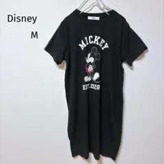 Disneyディズニー　ビックTシャツ　ロングTシャツ　ビックプリント　M