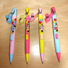 【超値下げ】ミニーマウスシャープペンシル4本セット