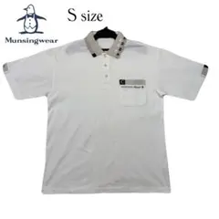 Munsingwear ホワイト ポロシャツ 春夏　ゴルフ　Sサイズのサムネイル