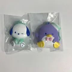 サンリオキャラクターズ ぺたんこマスコット タキシードサム　ポチャッコ