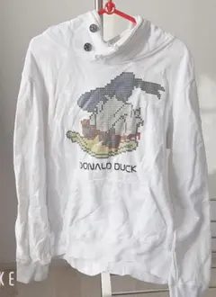 メンズ　ドナルドダック　フード付きパーカー　パーカー　L SPINASH