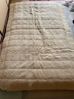 高級ヴァージンムートン敷きパッド シーツ　Wサイズ　西ドイツ製