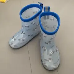 Disney ミッキー 長靴 15.0cm 水色