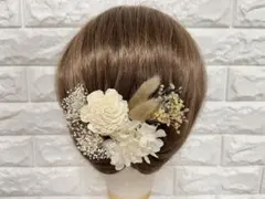 髪飾り ヘッドドレス 成人式 和装 振袖 ウェディング ゴールド 前撮り くすみ