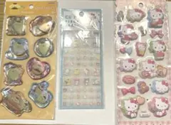 【正規品】サンリオ3枚セット　ウォーターシール　タイルシール　マシュマロシール