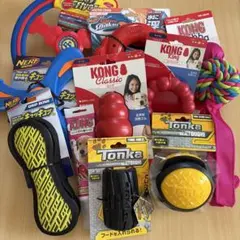 犬のおもちゃ　14個セット　KONG ペティオ　フリスビー　ロープトイ　トンカ 犬用おもちゃ Hartz デンタルトイ KONG 犬用フリスビー 大型犬 新品