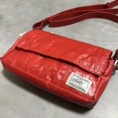 PORTER SPRAY ポーター スプレー ショルダーバッグ 赤 廃盤 希少