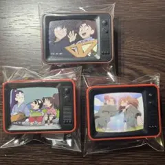 忍たま乱太郎 TV型スタンドバッジ 食満留三郎 善法寺伊作 立花仙蔵 山田利吉