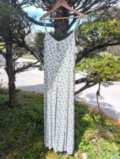 80s 90s vintage 小花柄 サロペット ワイドシルエットのサムネイル