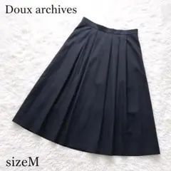 【Doux archives】 フレアスカート 黒 M タック ロング 韓国製のサムネイル