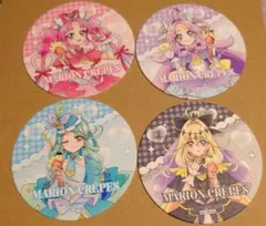 名探偵プリキュア マリオンクレープ コースター 4種 - メルカリ